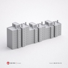 3d Yazdır minyatür bina rb sp md 016 mimari yazdırılabilir model ev Kent kentsel stl 3dprint 3dmodel yapı pencere Sanayi dış modüler 3dasset kapı sokak 3d print model - Mito3D