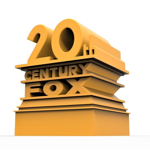3d printable 20th century fox logo various toy print movie emblem symbol 20thcentury Century Fox Sketchfab 3D print model - Mito3D