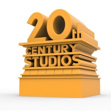 3d printable 20th century studios logo various 20thcentury 20thcenturystudios emblem movie print toy 3d print model - Mito3D