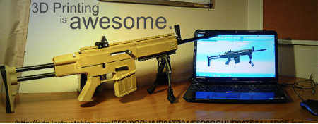 3d printable airsoft gun Gadget 3D print model - Mito3D