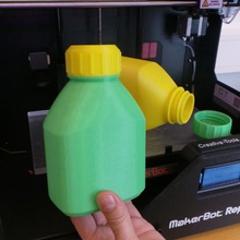 3d printable bottle screw cap tool chap 3d print model - Mito3D