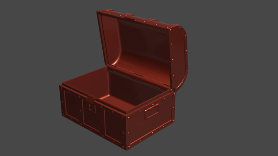 3d printable chest Home for treasures 3d print model - Mito3D