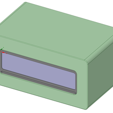 3d yazdırılabilir muhafaza Wemos d1 mini 1602 lcd arduino Youtube sayaç internet saat 3d print model - Mito3D