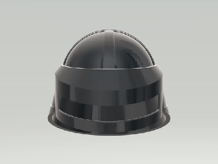 3d printable files shock trooper helmet - v mini series tv 3d print model - Mito3D