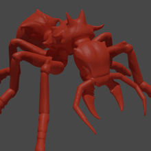 3d printable giant ant - meshfix subdivided fallout nv game games sculpt high res rip asset new vegas creature 3d print model - Mito3D