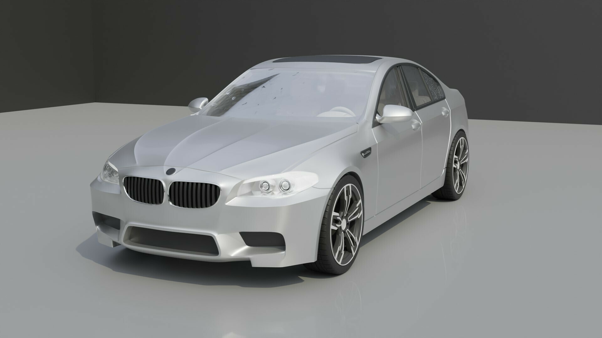 3d imprimable m5 impression modèle voiture BMW 3D print model - Mito3D