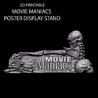 3d printable movie maniacs small poster stand comics toy stand medieval hell scythe spawn battle movie actionfigure mcfarlane toddmcfarlane imagecomics weapon skull blade ravenspawn mcfarlanetoys omegaspawn moviemaniacs  3d print model - Mito3D