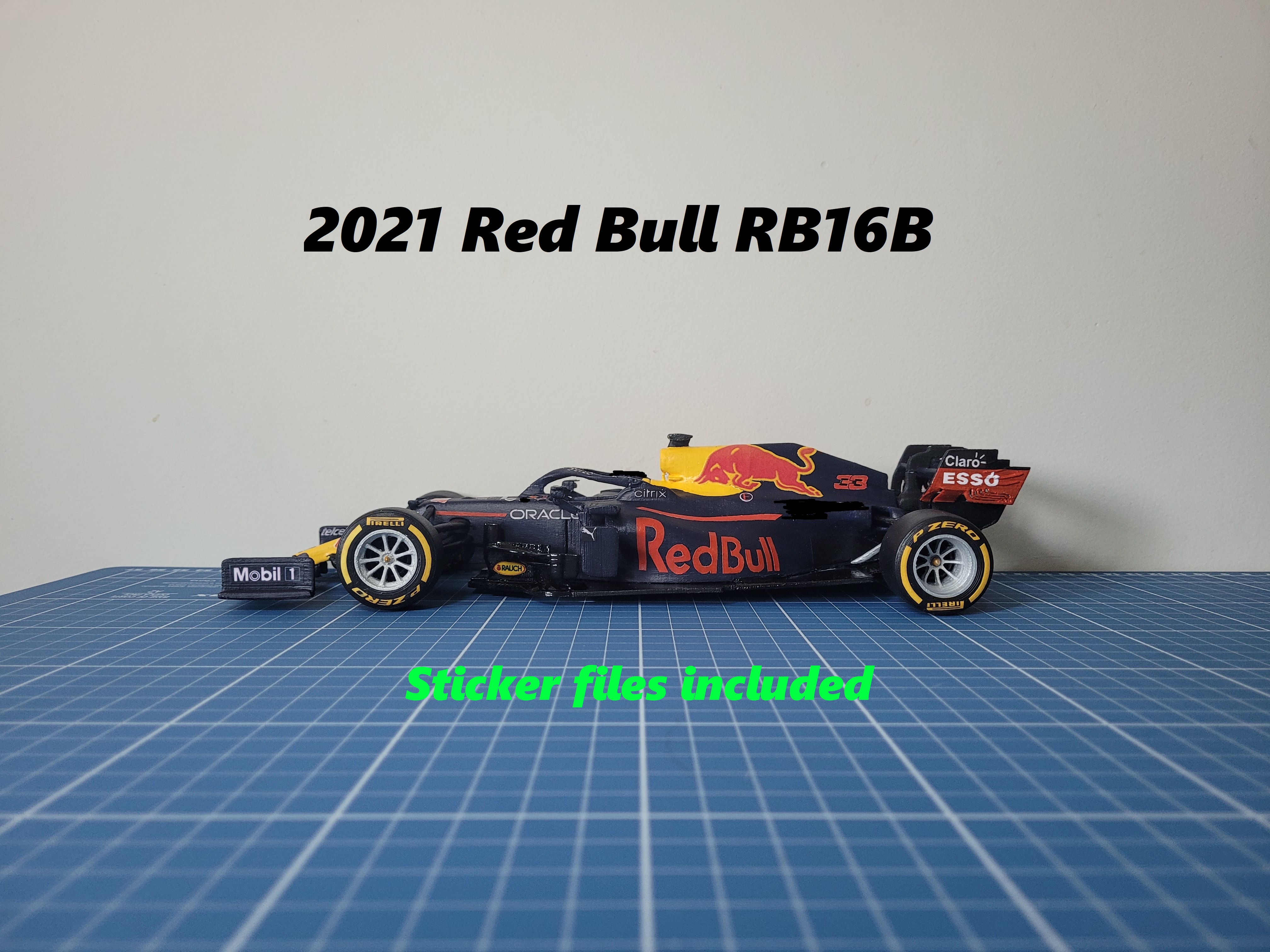 3d printable red bull 2021 f1 car - imola spec sport sports rb16b max verstappen perez formula 1 motorsport racing race 3D print model - Mito3D