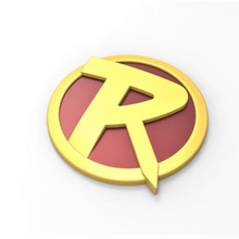 3d-druckbare robin-emblem cosplay verschiedene Replikat - Spielzeug bedruckbar ist drucken logo emblem symbol batman bat robin 3d print model - Mito3D