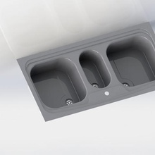 3d printable sink small prototype home sheetmetal household 3d print model - Mito3D