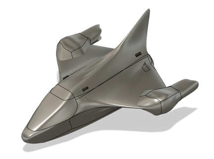 3d yazdırılabilir uzay gemisi iç kapı oyun uçağı Uzay 3d print model - Mito3D