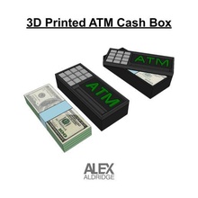 3d gedruckt Geldautomat Kasse Box Kunst Geld 3d print model - Mito3D