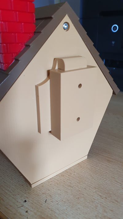 3d stampato birdhouse piccolo staffa remixare edifici strutture architettura casa 3d print model - Mito3D