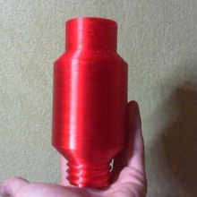 3d stampato bong percolatore pacco erba fatti in casa tubo acqua Fumo 3d print model - Mito3D