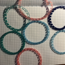 3d printed bracelets jewelry bracelet heart hearts flexible cute 3d print model - Mito3D