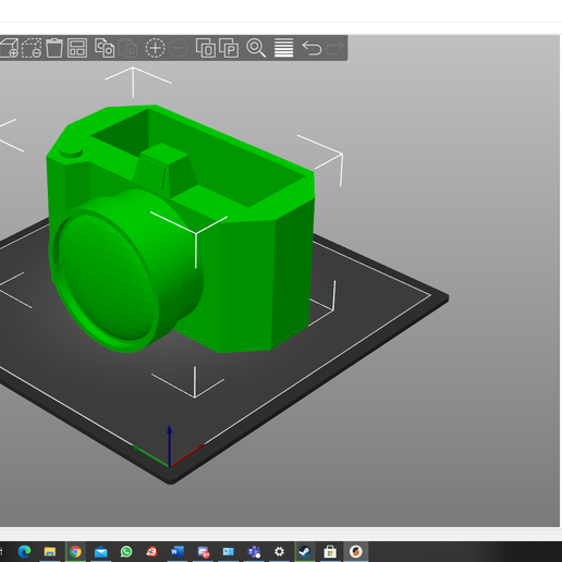3d imprimé caméra planteur impression 3D print model - Mito3D