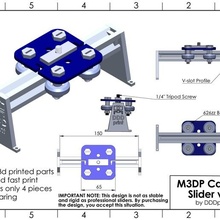 3d stampato telecamera cursore v10 attrezzo ruote v slot 3d print model - Mito3D