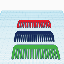 3d printed comb 3d print model - Mito3D