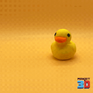 3d gedruckt ducky Ente Kunst komisch Humor dumm Spiele Spielzeuge Spielzeug Kinderspiel Kulte 3dprint bambulab 3d print model - Mito3D