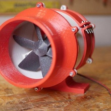 3d printed duct fan 775 motor tool 775 775 motor cooling duct diy duct fan fan duct machine tools