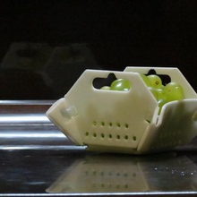 Imprimée en 3d pliage passoire la maison conception De La modélisation L'impression L'imprimante des ustensiles de cuisine 3d print model - Mito3D