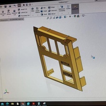 3d printed frame filastruder rowstruder 3d print model - Mito3D