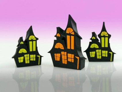 3d printed haunted house perfect halloween 3dprinting hauntedhouse halloweendecorations spooky ghostly creepy horror miniatures stlfiles 3dprintingfiles homedecor halloweenparty trickortreat hauntedmansion ghosthouse hauntedcottage scarydecor halloween2019 horrorcollection creepydecor 3d print model - Mito3D