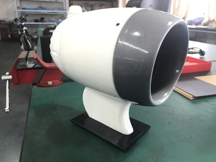 3d printed jet engine 3d print model - Mito3D