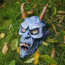 3d printed krampus mask art halloween costume monster decoration decorations 3d print model - Mito3D