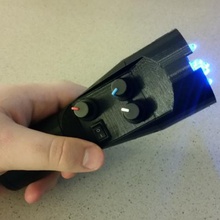 3d printed led flashlight tool 3d print model - Mito3D