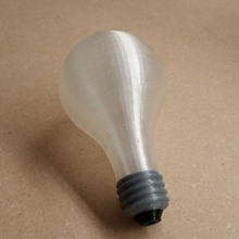 Stampato in 3d lampadina vari 3d print model - Mito3D