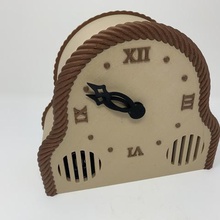 3d printed mantel style auto correcting clock chimes daylight savings time home household 3d print model - Mito3D