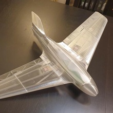 3d gedruckt me163b Komet Flugzeug rc Modell kawasaki Kampf Rahmen 3d print model - Mito3D