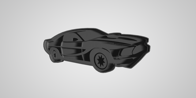 3d impreso mustango impresión coche vehiculo Galleta cortador 3d print model - Mito3D
