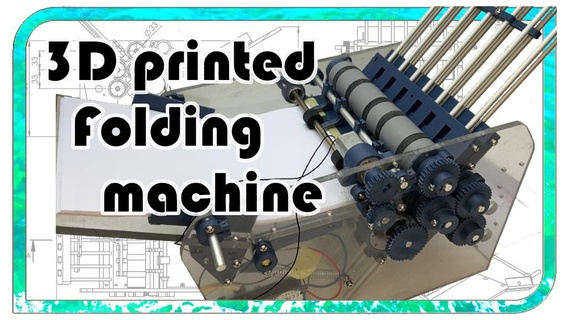 3d impresso papel dobrando máquina Ferramentas dobrar eletrônicos 3d print model - Mito3D