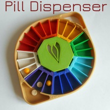 3d printed pill dispenser tool 3d print model - Mito3D