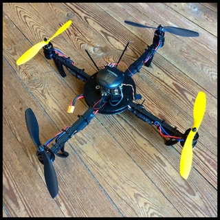 3d printed quadrotor wood arms Game drone multicopter multirotor frame pixhawk quad quadcopter r/c vehicles remote control 3d print model - Mito3D