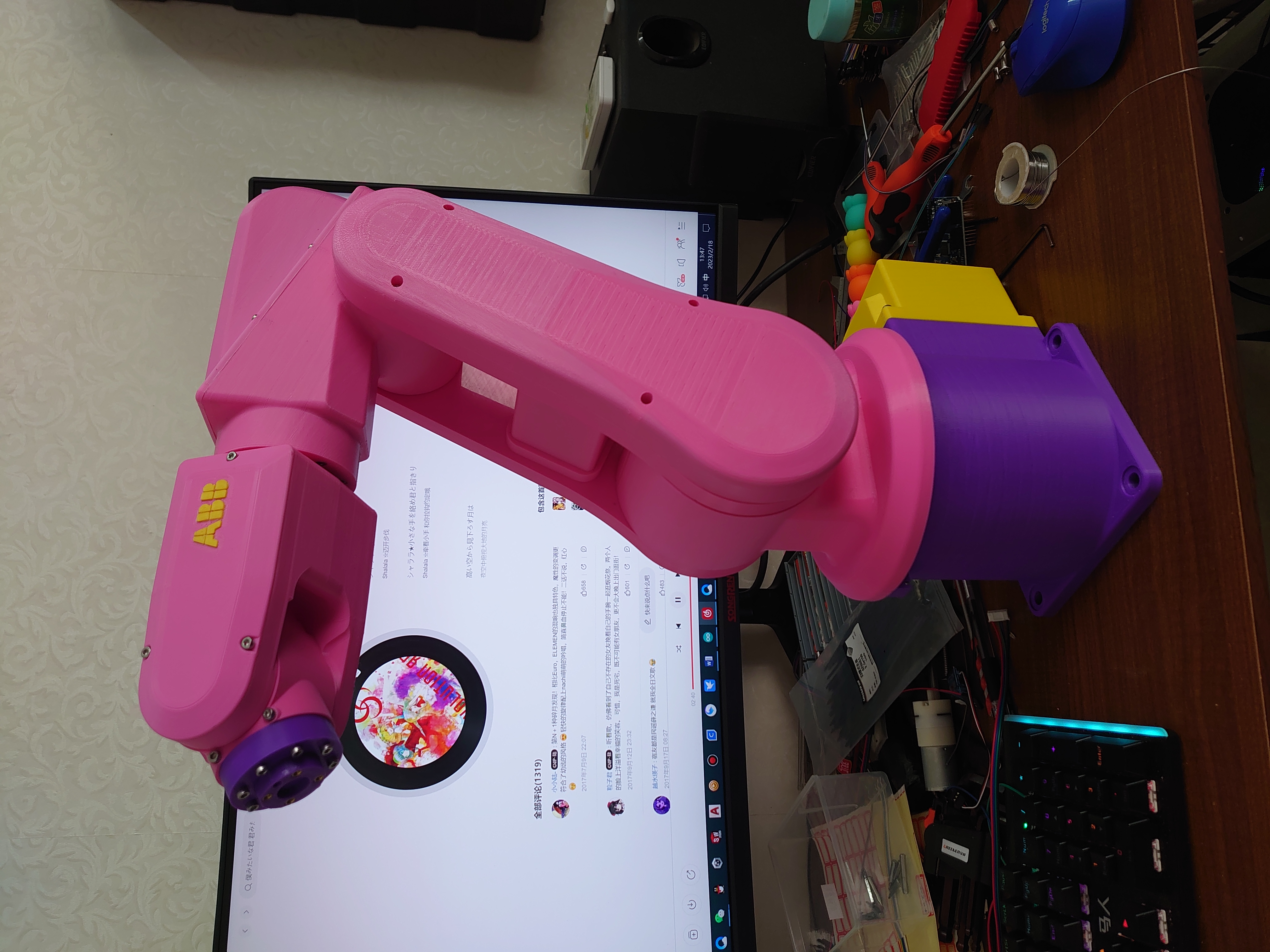3d stampato robot braccio 3D print model - Mito3D