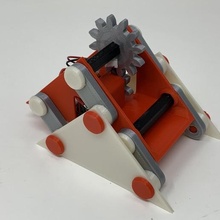 3d printed simple walking mechanism gadget walker autodesk fusion 360 ultimaker 3d print model - Mito3D