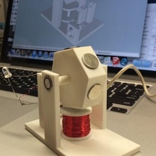 3d printed single coil pulse motor gadget 3d print model - Mito3D