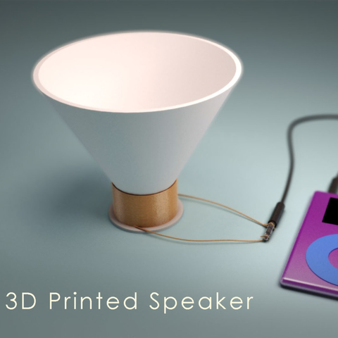 3d printed speaker gadget 3D print model - Mito3D