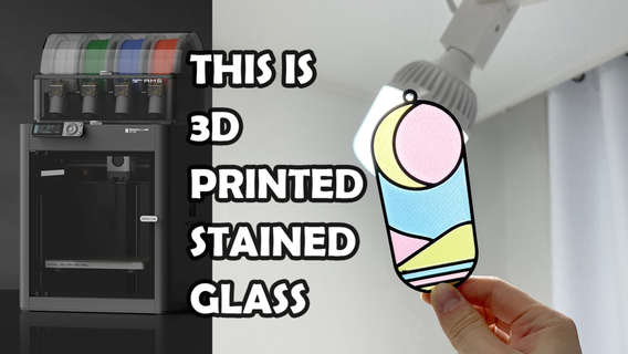 3d printed stained glass stained glass 2d art lithophanes art  3d print model - Mito3D
