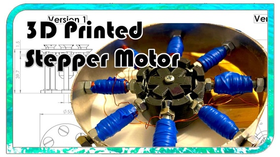 3d basılı stepper motor araçlar elektronik 3d print model - Mito3D