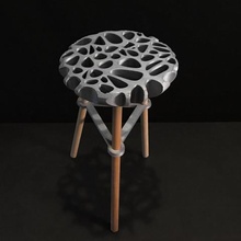 3d printed stool home 3d print model - Mito3D