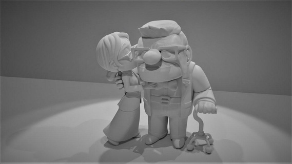 3d printed toy figure Art 3dprinting 3dprint stlfile up!3dprint miniature toyfigure collectiblemodel sculpture 3dmodel 3dprinted 3d print model - Mito3D