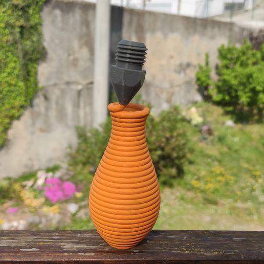 3d imprimé vase 3D print model - Mito3D