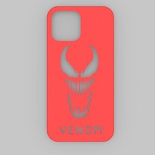 3d printed venom iphone 13 case gadget phone 3d print model - Mito3D