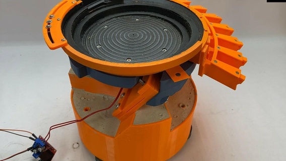 3d printed vibration bowl feeder system machine 3d print model - Mito3D