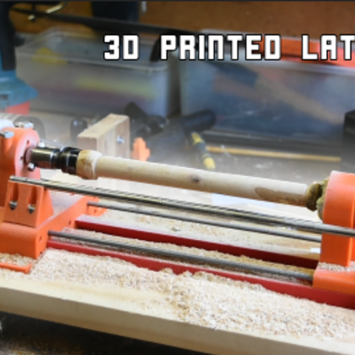 3d gedruckt Holz Drehbank v3 Ender 3 Werkzeuge Holzbearbeitung 3D print model - Mito3D