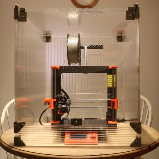 3d printer cabinet enclosure tool pinter insulation prusa 3D print model - Mito3D